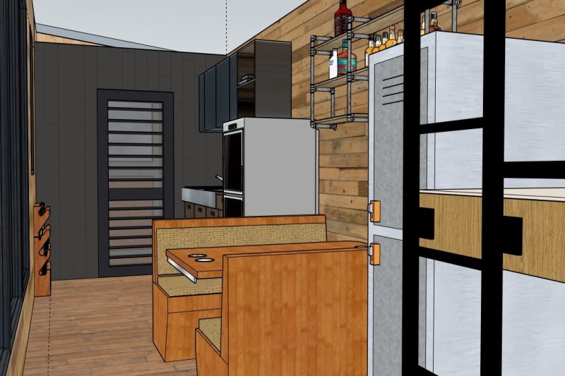 Modèle intérieur mini-maison Confo Forestier.