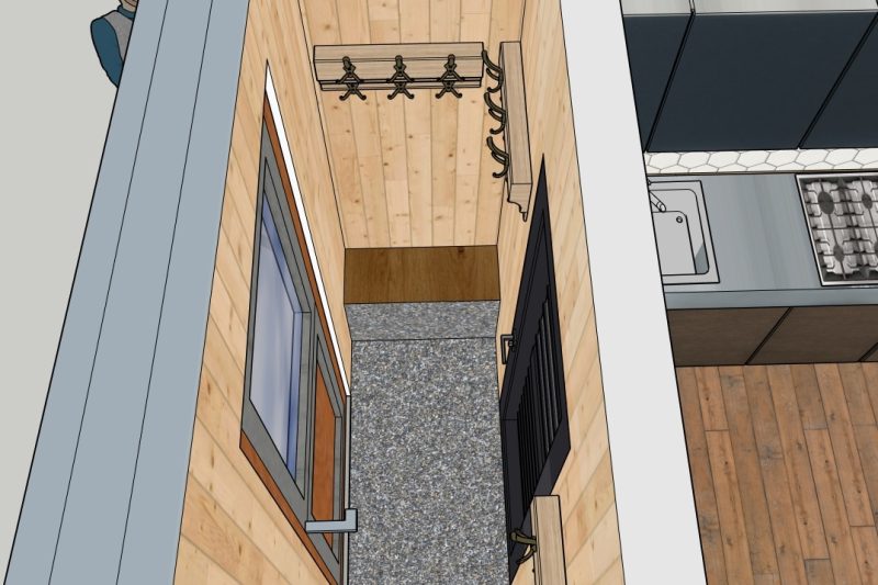 Modèle intérieur mini-maison Confo Forestier.